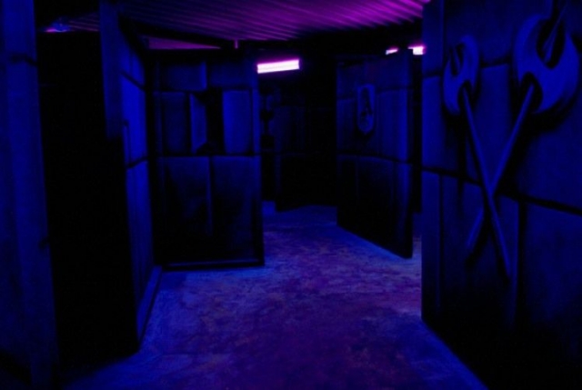 Laser game medieval